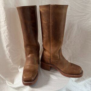 Frye Campus 14L Boot, Dark Brown, Us 6.5, barely worn